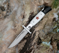 Складная Финка-мини из порошковой стали Elmax купить на сайте koval-knife.shop